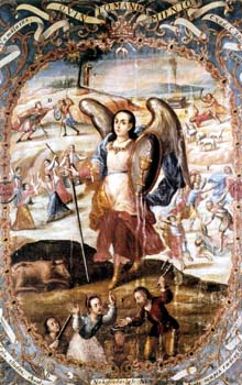 José Ortiz. S.XVIII. Arcangel relacionado con el quinto mandamiento
