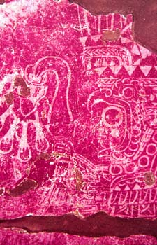 Sacerdote de Teotihuacán. Pintura mural