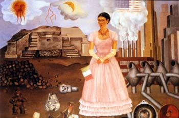 Frida Kahlo. Autorretrato en la frontera entre México y Estados Unidos, 1932