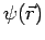 $\psi(\vec{r})$