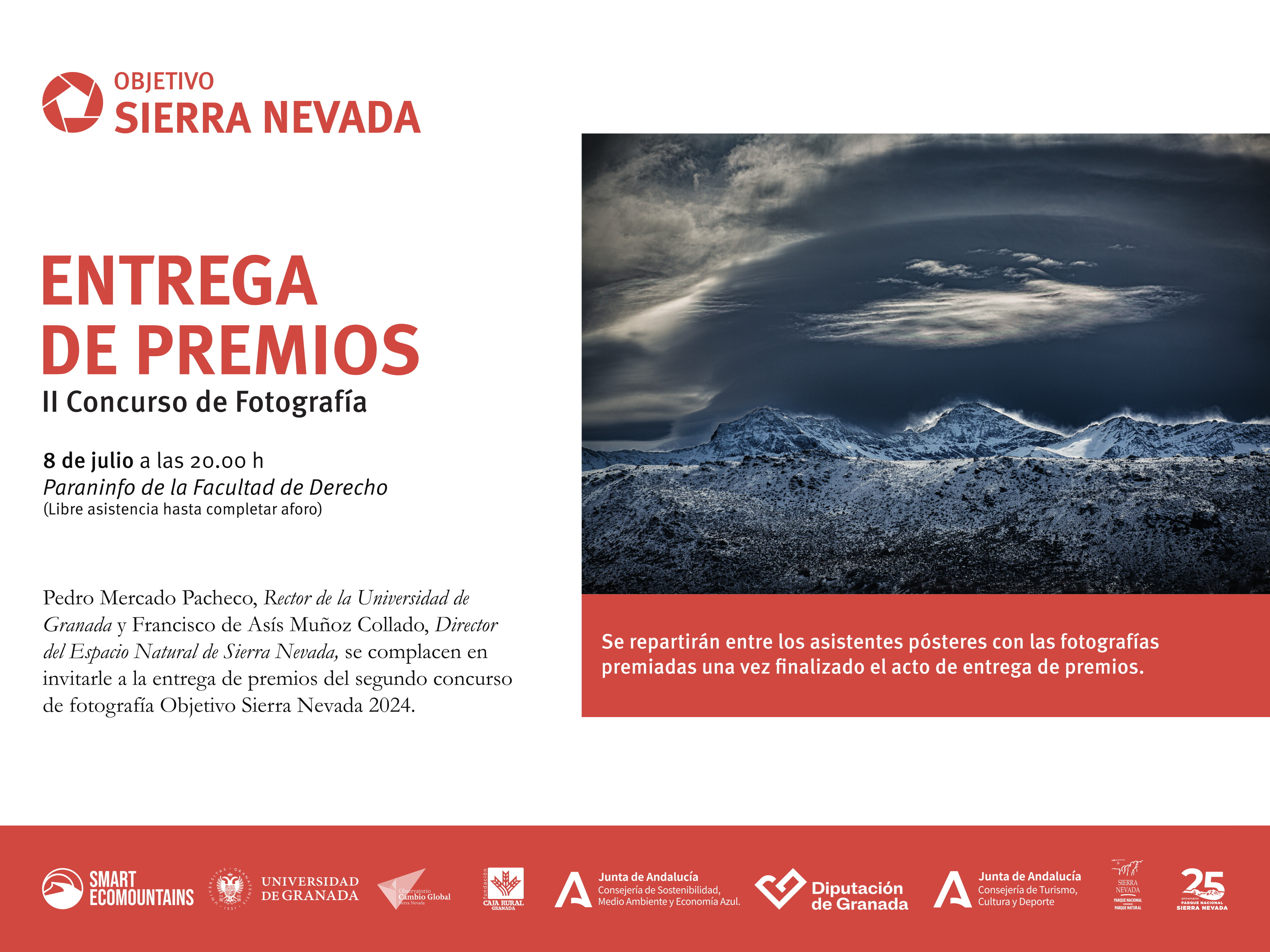 Entrega de Premios del II concurso de fotografía Objetivo Sierra Nevada 