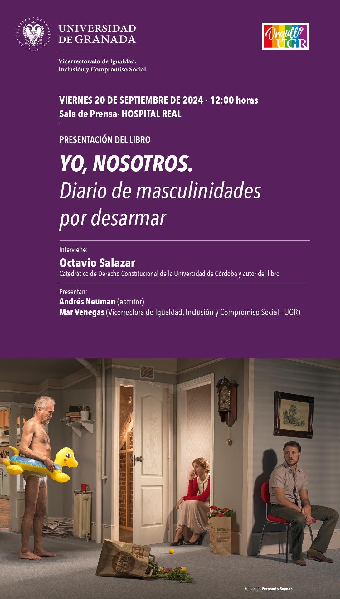 Presentación del libro «Yo, Nosotros. Diario de masculinidades por desarmar»