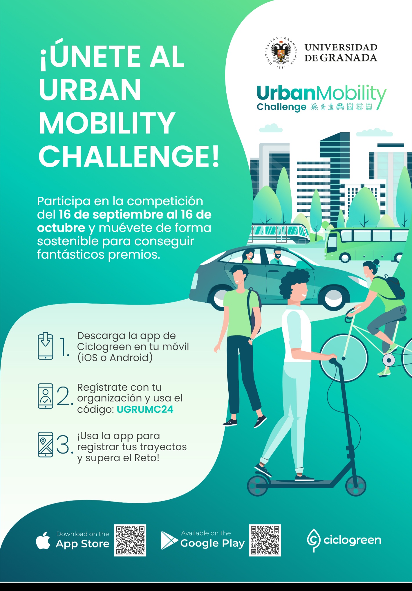 La UGR se une al reto Urban Mobility Challenge