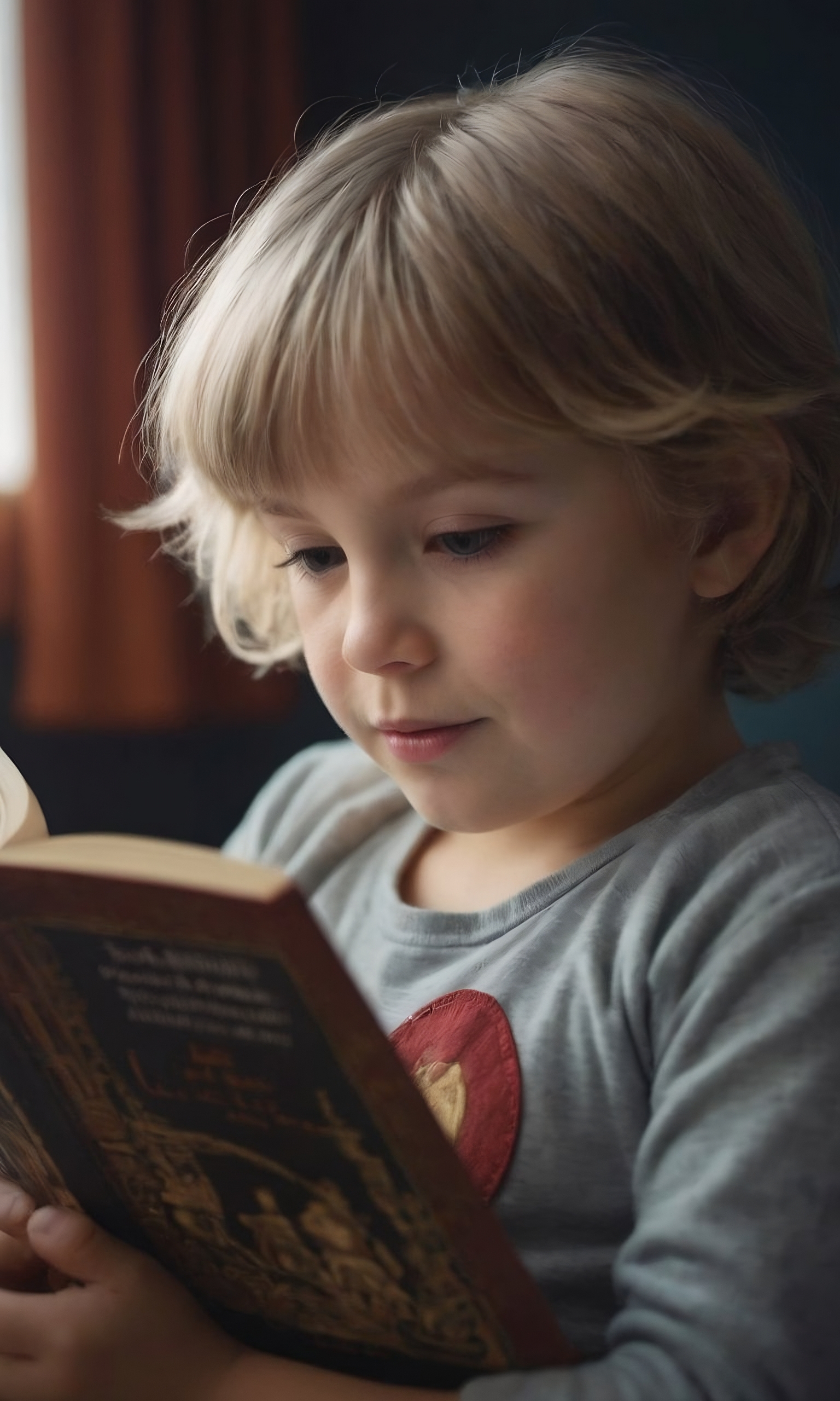 niña leyendo un libro