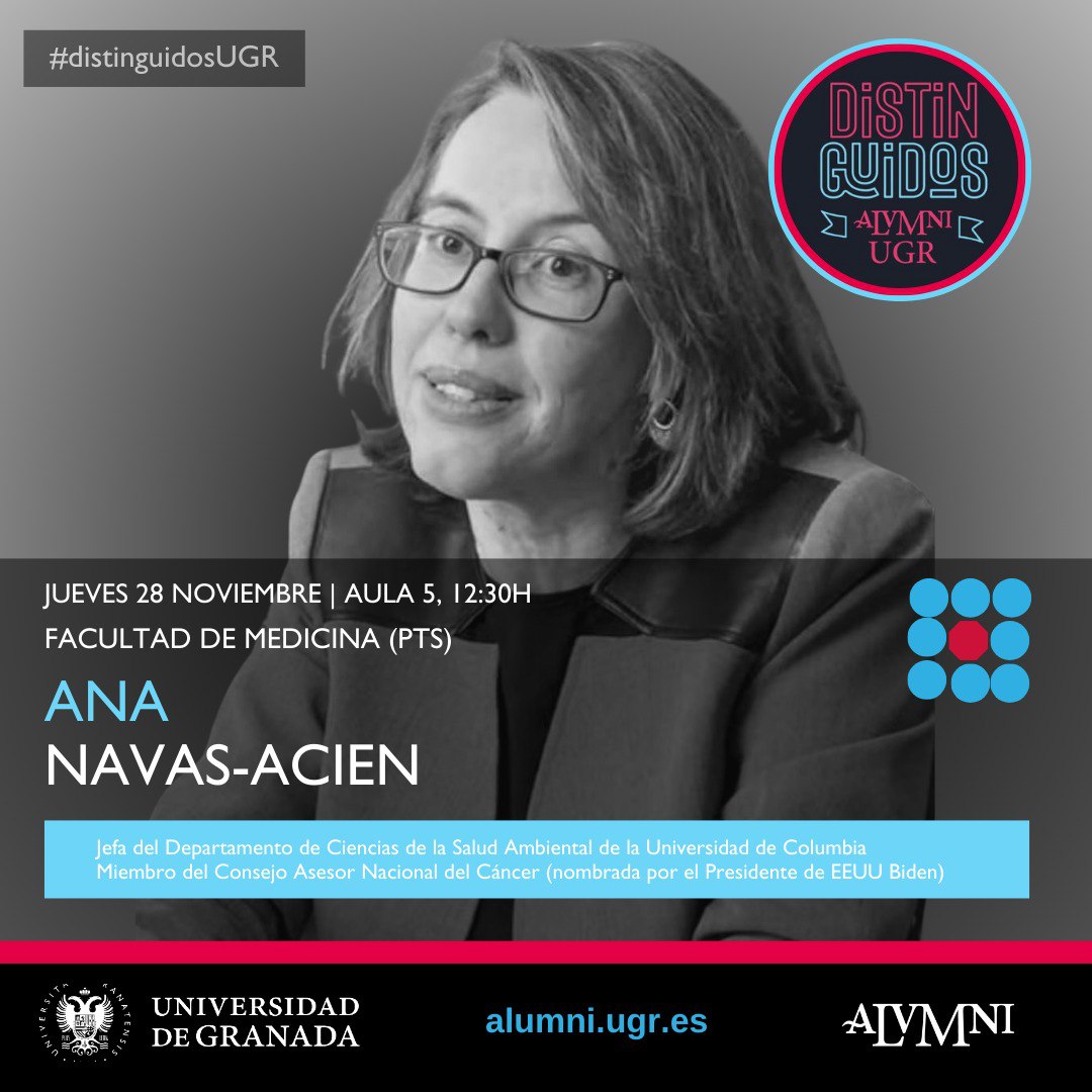 Ana Navas-Acién, en el Ciclo de Distinguidos/as Alumni UGR