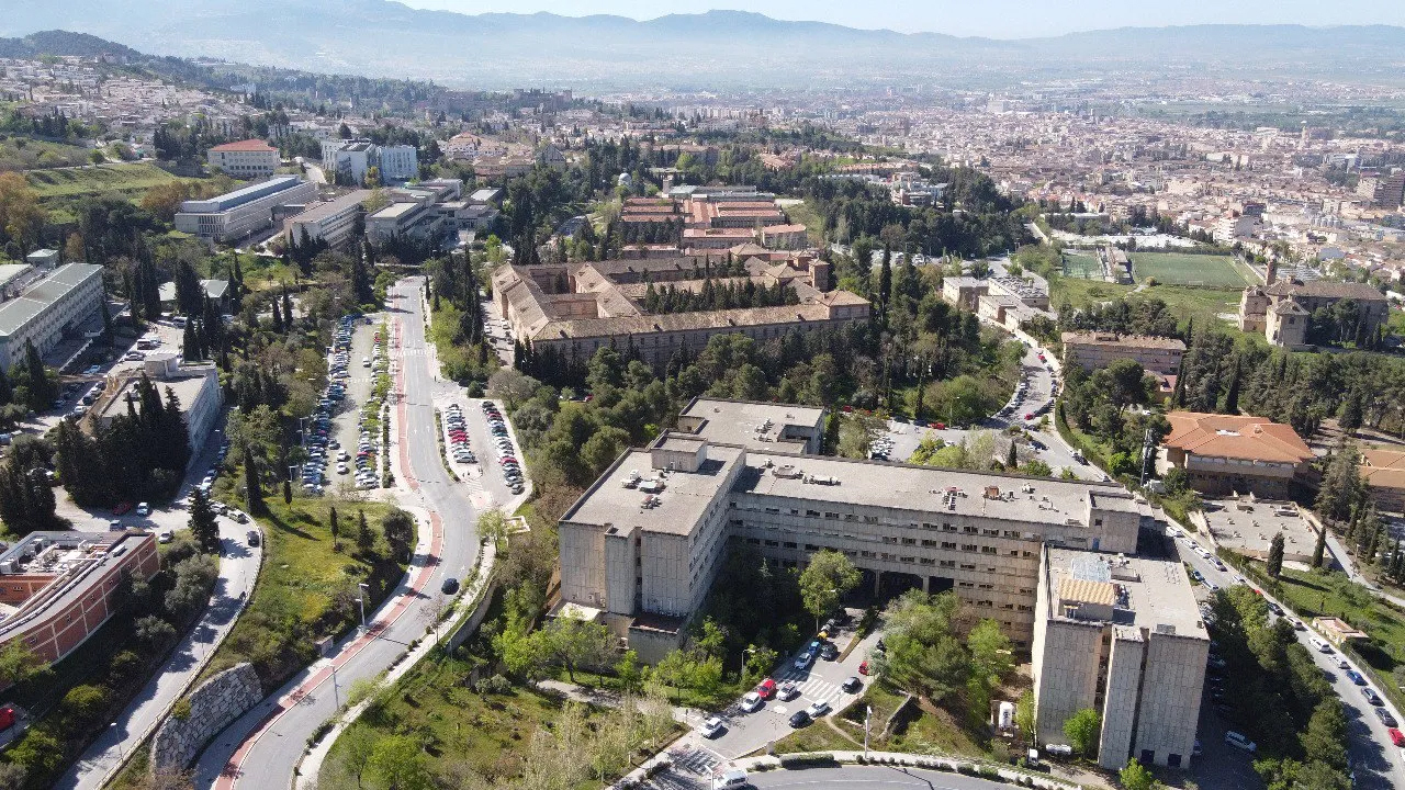 foto aérea del campus de cartuja