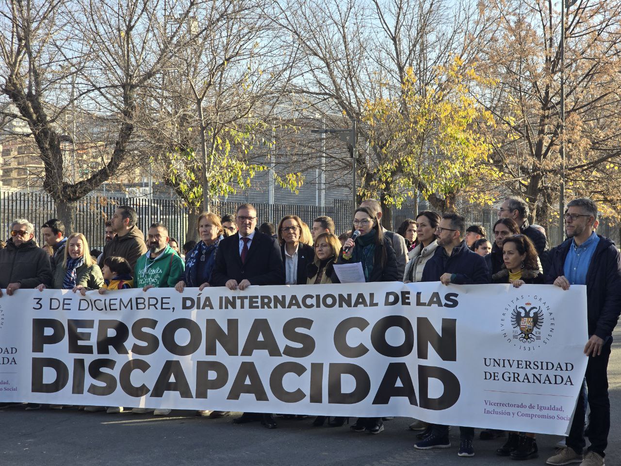 Celebrado el acto con motivo del Día Internacional de las personas con Discapacidad, en la UGR