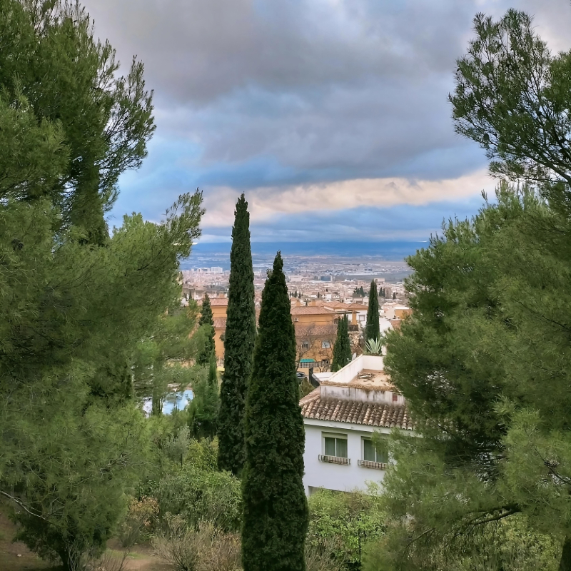 Vista de Granada desde las inmediaciones de San Miguel Alto