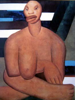 Tarsila do Amaral. La negra, 1937